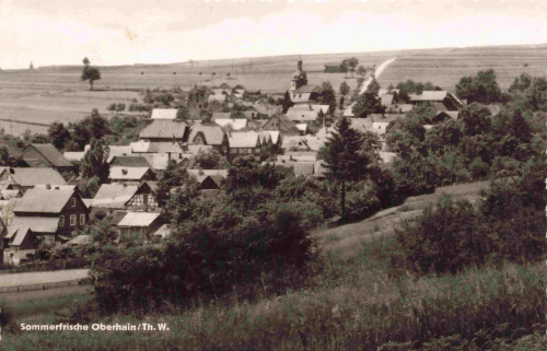 Oberhain Thüringen Landpoststempel Oberhain über Rudolstadt o 1963