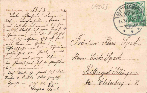09353 Oberlungwitz in Sachsen Wama-Metallwerke Chemnitzer Bankverein o 1912