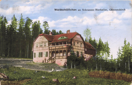 01904 Oberneukirch Lausitz Waldschloesschen at Schramm's Beer Cellar o 1915