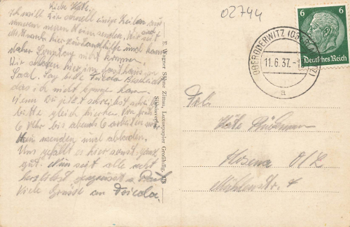 02791 Oberoderwitz Oberlausitz Zwahrs Gasthof o 1937