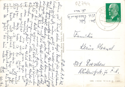 02791 Oberoderwitz Oberlausitz o 1972