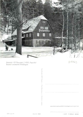 01776 Oberpoebel Schonfeld Restaurant Putzmuhle *1979 Hanich2410