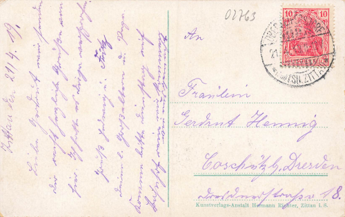 02763 Oberseifersdorf o 1919