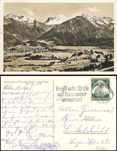 87561 Oberstdorf o 12.9.1935