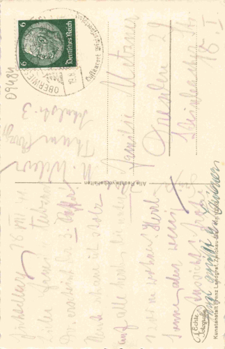 Oberwiesenthal letzter Aufstieg zum Fichtelberg o 1941