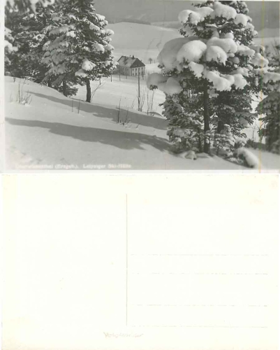 Oberwiesenthal i. Erzgeb., Leipziger Ski-Hütte * ca. 1940