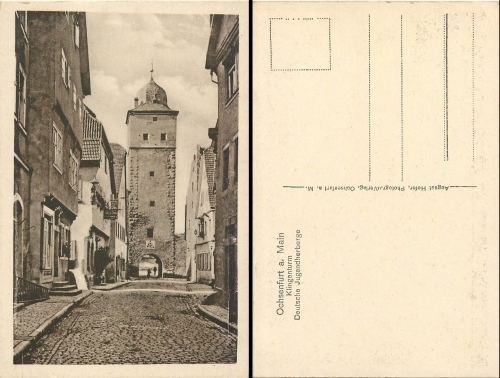 Ochsenfurt Klingenturm German Youth Hostel * approx. 1930