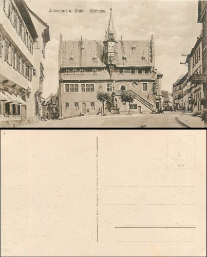 Ochsenfurt am Main Rathaus * ca. 1910