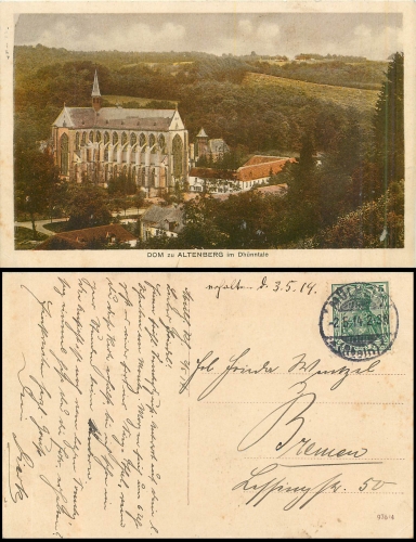 Odenthal Altenberg Dom o 2.5.1914