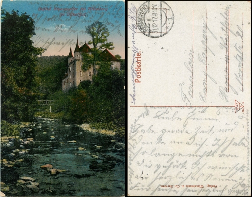 Odenthal Altenberg  Schloss Strauweiler o 31.12.1917