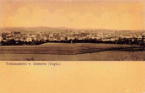 Oelsnitz Vogtland Totalansicht * um 1910