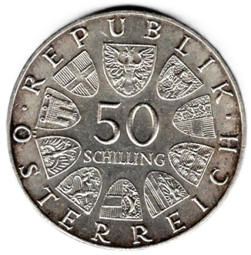 Österreich 50 Schilling 1971 Julius Raab​​​​​​​