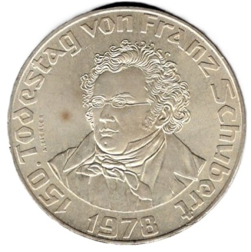 Oesterreich 50 Schilling 1978 150 Todestag von Franz Schubert