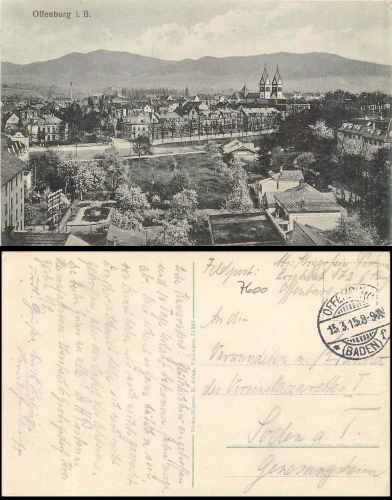 Offenburg Baden o 15.03.1915