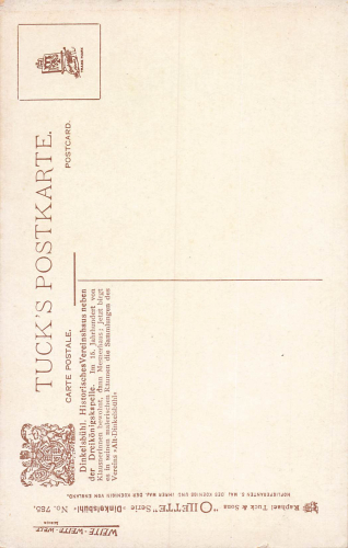 Dinkelsbühl Historisches Vereinshaus Künstlerkarte Tucks Oilette * um 1910