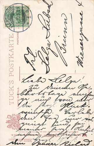 Flensburg St. Jürgen Kirche Künstlerkarte Tucks Oilette o 1910