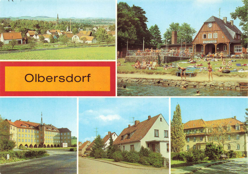 02785 Olbersdorf Mehrbildkarte * 1985