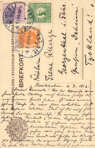 Olympische Spiele Stockholm 1912