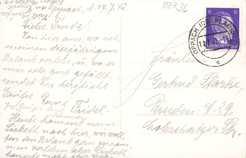 02736 Oppach Oberlausitz o 1942