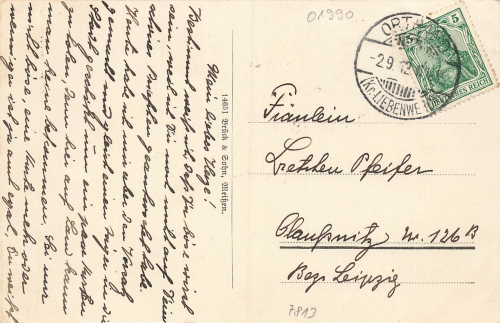 01990 Ortrand Hotel Restaurant Ratskeller and shop Gustav Bierkamp o 1913