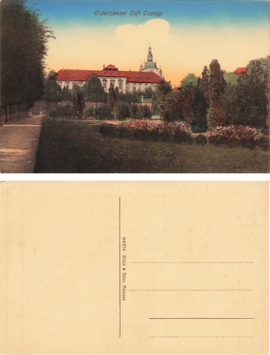 Ossegg Cisterzienser Stift Boehmen um 1920