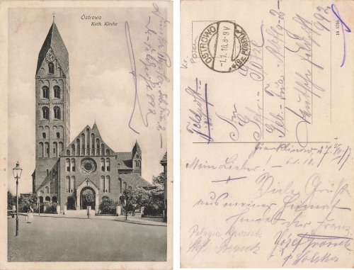 Ostrowo Posen Kirche o 1918