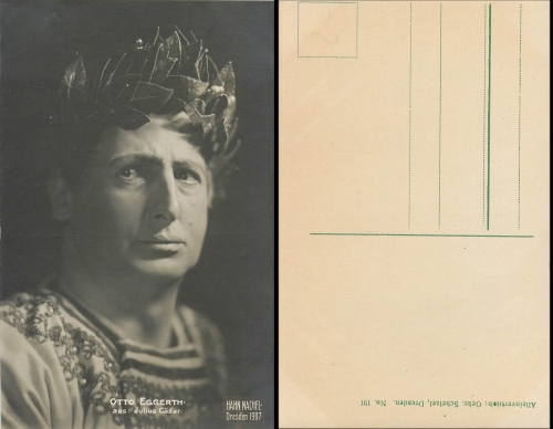 Otto Eggerth Royal Court Theater Hahn Photo Dresden 1907