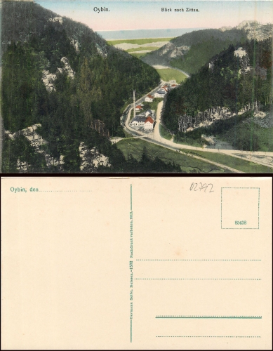 02797 Oybin Blick nach Zittau * 1913