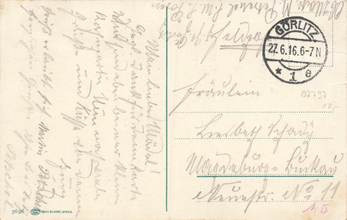 02797 Oybin Zittauer Gebirge Ruine o 1916