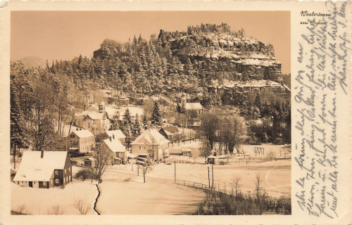 02797 Oybin Zittauer Gebirge Winter gebraucht um 1930