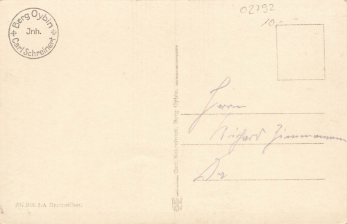 02797 Oybin Zittauer Gebirge * um 1930