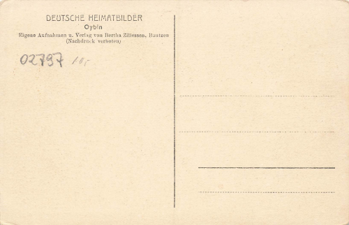 02797 Oybin Zittauer Gebirge Bastei * um 1930