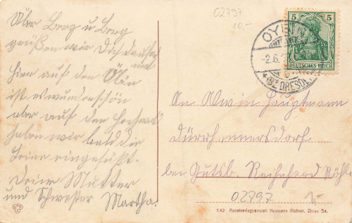 02797 Oybin Zittauer Gebirge o 1913
