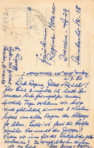 02797 Oybin Zittauer Gebirge Kirche o 1950