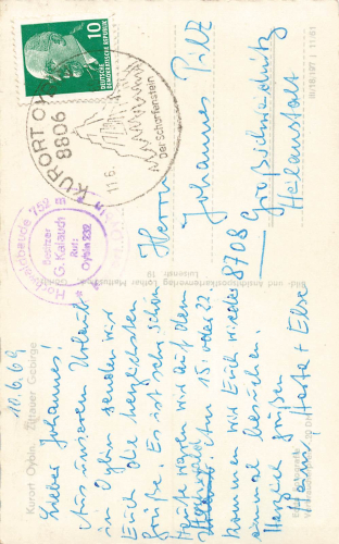 02797 Oybin Zittauer Gebirge Kirche o 1969