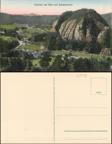 02797 Oybintal mit Hain und Johannisstein * 1913