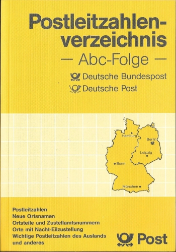 postleitzahlenverzeichnis