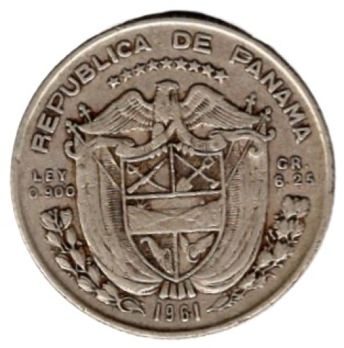 Panama 1/4 Balboa 1961