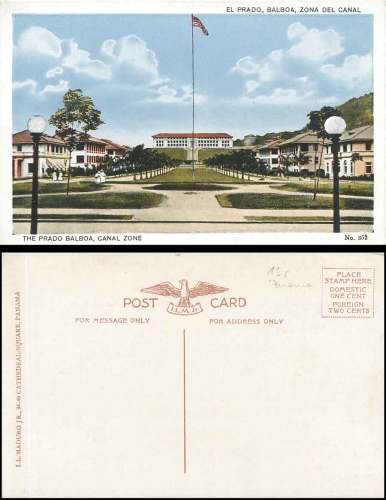 Panama Canal Zone Balboa Prado  * ca.1920