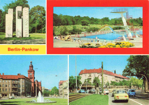 Pankow Berlin Mehrbildkarte * 1981