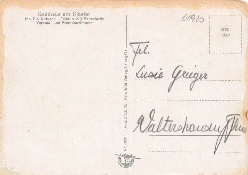 01920 Panschwitz-Kuckau Kloster St. marienstern Fliegeraufnahme * um 1930