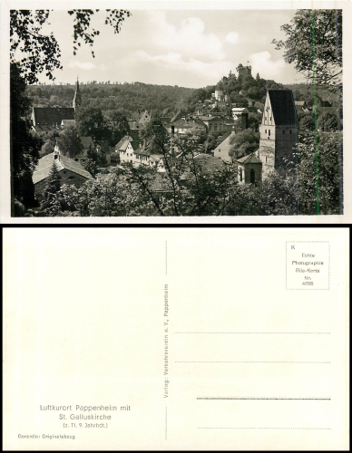 Pappenheim mit St. Galluskirche * ca. 1940