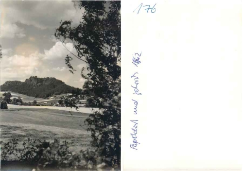 01824 Papstdorf mit Gohrisch Druckvorlage um 1962