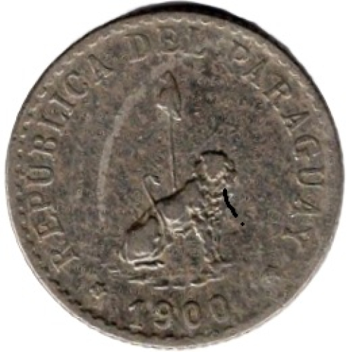 Paraguay 20 centavos 1900