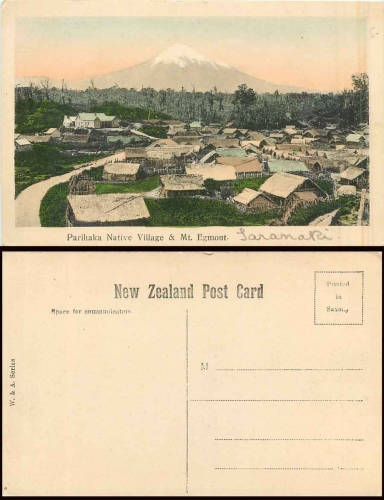 Parihaka Native Village Mt. Egmont New Zealand *ca. 1920