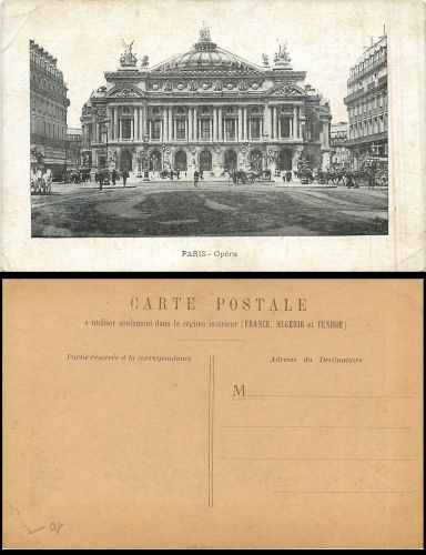 Paris La Opera * ca. 1910