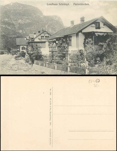 82467 Partenkirchen, Landhaus Schrimpf * 1911
