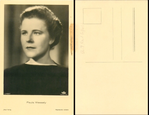Paula Wessely Ross Verlag A 1730/1