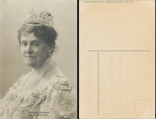 Pauline Ullrich Nr. 186, Hahn Nachfl. Dresden 1907