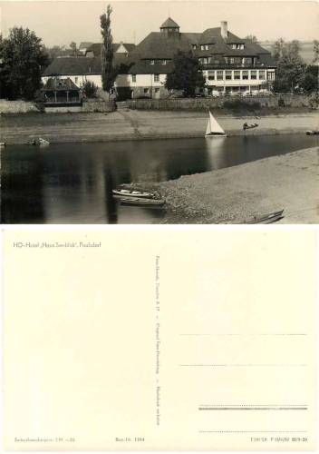 01744 Paulsdorf Hotel "Haus Seeblick" *1958 Hanich1194